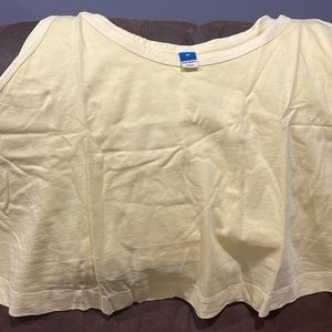 Light yellow tank crop top Old Navy size  3X